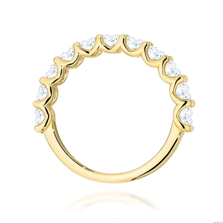 Pierścionek W0720 Diament żółte złoto