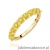 Pierścionek W0719 Diament Laboratoryjny Żółty żółte złoto