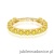 Pierścionek W0722 Diament Laboratoryjny Żółty żółte złoto