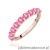 Pierścionek W0719 Różowy Topaz różowe złoto