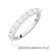 Pierścionek W0719 Diament laboratoryjny białe złoto
