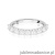 Pierścionek W0719 Diament laboratoryjny białe złoto