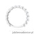 Pierścionek W0722 Diament białe złoto