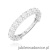 Pierścionek W0722 Diament Laboratoryjny Różowy białe złoto