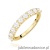 Pierścionek W0719 Diament laboratoryjny żółte złoto 375