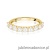 Pierścionek W0719 Diament żółte złoto 375