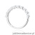 Pierścionek W0719 Diament laboratoryjny białe złoto 375
