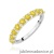 Pierścionek W0719 Diament Laboratoryjny Żółty białe złoto 375