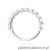 Pierścionek W0720 Diament laboratoryjny białe złoto 375