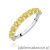 Pierścionek W0720 Diament Laboratoryjny Żółty białe złoto 375