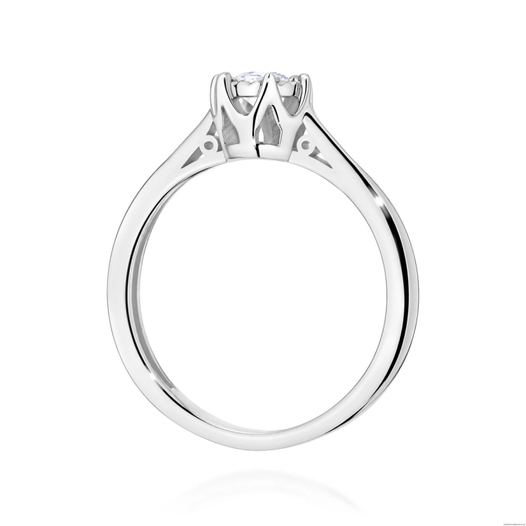 Pierścionek W0715 Diament 0,20ct białe złoto