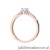 Pierścionek W0715 Diament 0,05ct różowe złoto