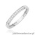 Pierścionek W0724 z diamentami laboratoryjnymi białe złoto