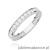 Pierścionek W0725 z diamentami białe złoto