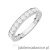 Pierścionek W0726 z diamentami białe złoto