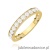 Pierścionek W0726 z diamentami laboratoryjnymi żółte złoto