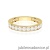 Pierścionek W0726 z diamentami laboratoryjnymi żółte złoto
