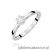Pierścionek W0715 Diament 0,05ct białe złoto 375