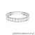 Pierścionek W0726 z diamentami białe złoto 375
