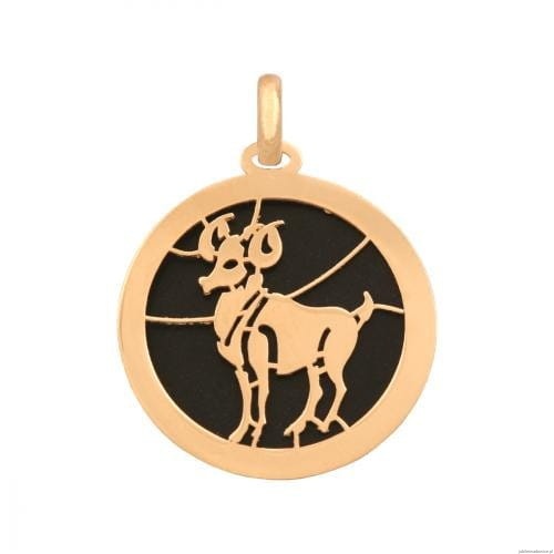 Przywieszki Zodiaki Okrągłe białe i czarne 5900025350096