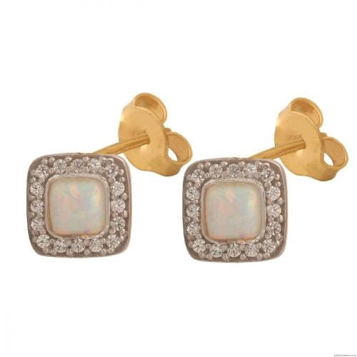 Kamienie imitowane Opale Kolczyki 5900025321348