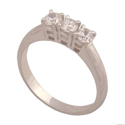 Białe złoto Pierścionki 5900025444375