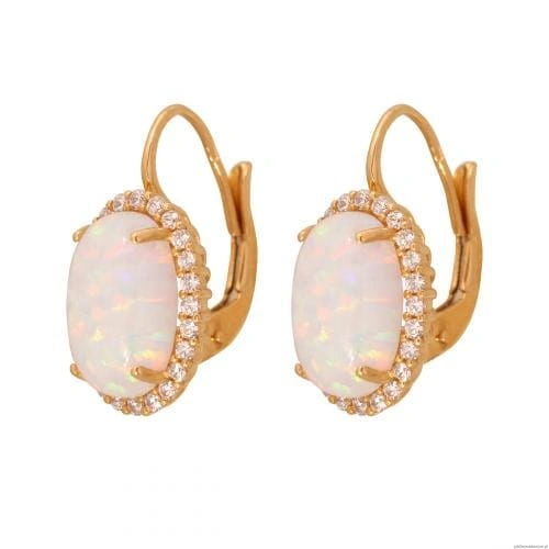 Kamienie imitowane Opale Kolczyki 5900025505496