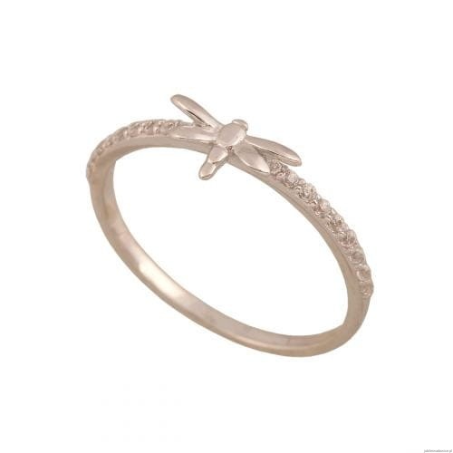 Białe złoto Pierścionki 5900025567593