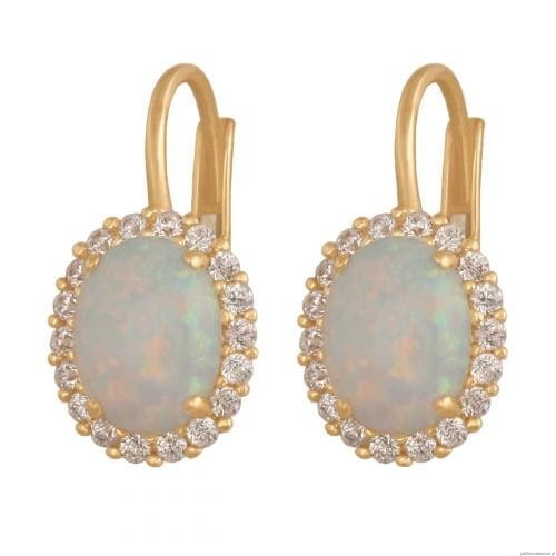 Kamienie imitowane Opale Kolczyki 5900025505144