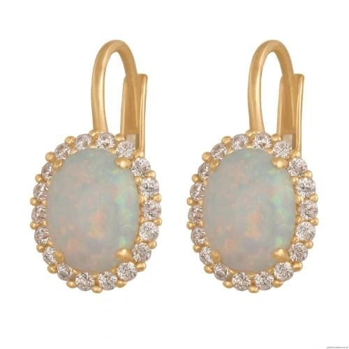 Kamienie imitowane Opale Kolczyki 5900025505144