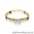 Pierścionek W034 Diament 0,04ct żółte złoto
