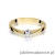 Pierścionek W036 Diament 0,10ct żółte złoto