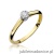 Pierścionek W042 Diament 0,13ct żółte złoto