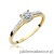 Pierścionek W055 Diament 0,04ct żółte złoto