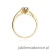 Pierścionek W055 Diament 0,04ct żółte złoto