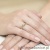 Pierścionek W088 Diament 0,12ct żółte złoto