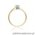 Pierścionek W111 Diament 0,04ct żółte złoto