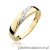 Pierścionek W0118 z diamentami żółte złoto