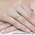 Pierścionek W158 Diament 0,05ct żółte złoto