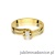 Pierścionek W163 Diament 0,10ct żółte złoto