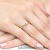 Pierścionek W173 Diament 0,15ct żółte złoto