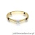 Pierścionek W175 Diament 0,03ct żółte złoto