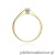 Pierścionek W175 Diament 0,03ct żółte złoto