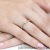 Pierścionek W181 Diament 0,04ct żółte złoto