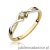 Pierścionek W190 Diament 0,04ct żółte złoto