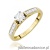 Pierścionek W198 Diament 0,30ct żółte złoto