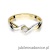 Pierścionek W208 Diament 0,10ct żółte złoto