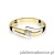Pierścionek W210 Diament 0,08ct żółte złoto