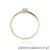 Pierścionek W210 Diament 0,10ct żółte złoto