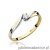 Pierścionek W211 Diament 0,08ct żółte złoto